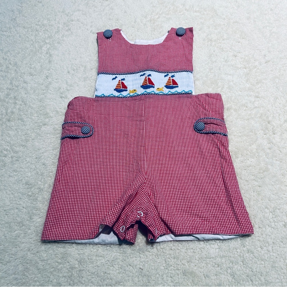 Sailboat Smocked Jon Jon #2